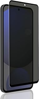 شاشة حملية الخصوصية لموبايل سامسونج جالاكسي S24 FE، توفر تغطية كاملة، مضاد للخدش وخالية من الفقاعات ومضاد للتجسس لموبايل سامسونج جالاكسي S24 FE، مصنوعة من الزجاج المقوى، قطعة واحدة