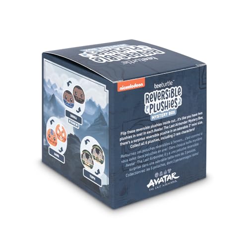 TeeTurtle Avatar The Last Airbender Series Reversible Plushie Mystery Box - 3-Inch Mini Two-Sided Blind Box Plush with Embroidered Details - Cute Collectible Surprise Toy for Kids, Teens, and Adults by TeeTurtle - Image 3