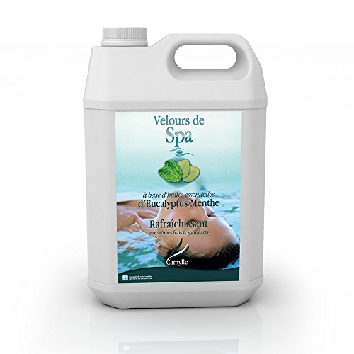 Camylle - Hot Tub Fragrance Eucalyptus/Mint - Spa Fragrance Made from 100% Pure and Natural Essential Oils - Refreshing with Fresh stimulating Aromas - 5000ml