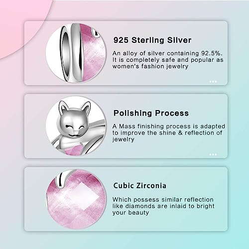 Image of LUXILLA Love You Best Friend Grandma Wife Heart Charm 925 Sterling Silver Charms Fit for Bracelets Necklace Jewelry Gift for Women