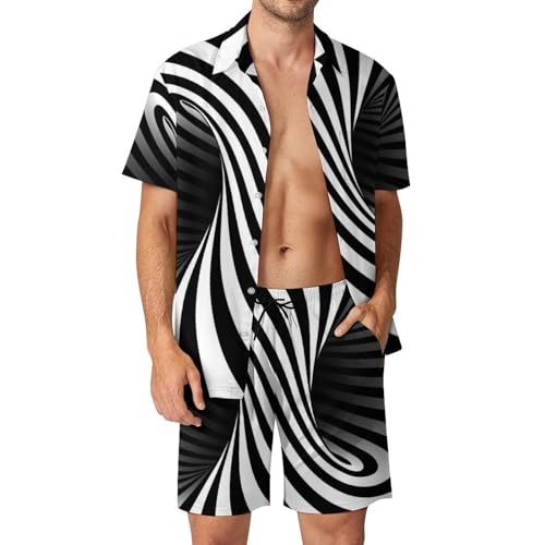 Ensemble Chemise Hawaïenne Homme Vertige pour vos Vacances et Soirées Plage