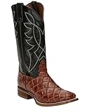 Nocona Men's Go Round 13' Square Toe Western Boot, Cognac - 7D