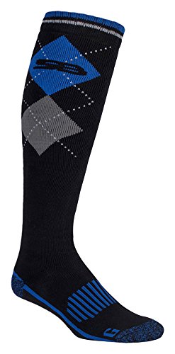 Storm Blok - Heren Extra Lange knie Hoge Dikke Katoen Rijke Argyle Gedessineerd Wellington Boot Sokken - Afbeelding 4