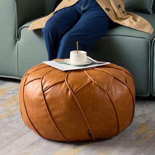 Louis Donné ungefüllte Pouf Abdeckung - rund osmanische...