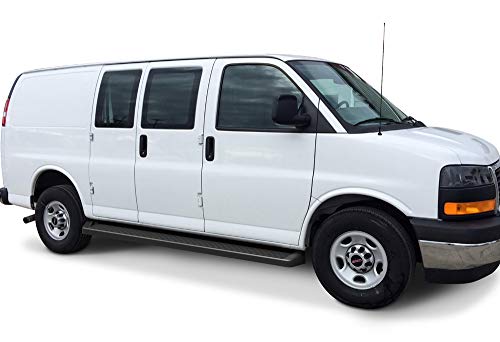 Estribos APS Premium 6in Negros para Chevy Express miniatura 2