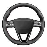 ruido volante ibiza 6j Fácil de limpiar y mantener, limpie toda la suciedad con un paño húmedo, brinde una decoración perfecta para su automóvil, haga que su automóvil sea único y dé forma al volante para que tenga una apariencia agradable.