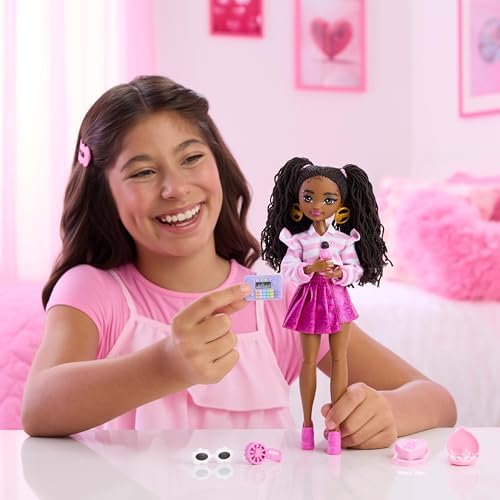 Barbie Kahverengi saçlı ve eklemleri bükülebilen Barbie Dream Besties 'Brooklyn' bebek ve aksesuarları, dans temalı oyuncaklar, JKP51 - Görsel 2