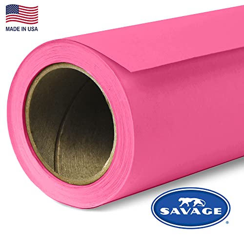 Savage Seamless Paper Photography Backdrop - Color #37 Tulip, Size 53 Inches Wide X 36 Feet Long, Backdrop For Youtube Videos, Streaming, Interviews And Portraits - Made In Usa #TOP1