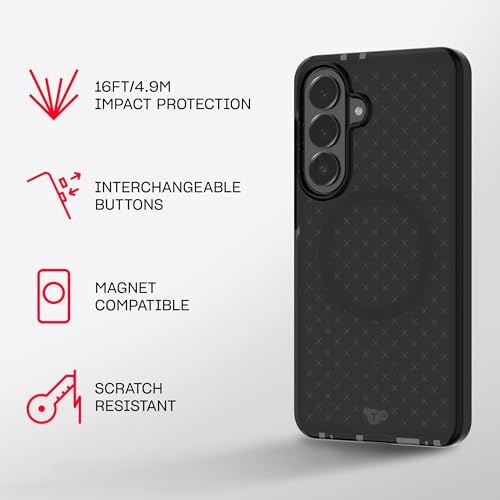 Image of Tech21 Samsung Galaxy S26+ Evocheck with Magnet - Smokey /Black
