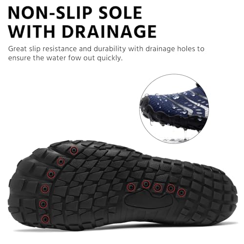 Image of EWUHA Barefoot Shoes Womens Mens Footwear for Walking Hiking with Wide Toe Box,Healthy & Non-Slip,Breathable Barefoot Vitality Water Shoes for Beach Pool Swim Outdoor (Unisex)