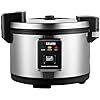 TERUISI 10L Commercial Rice Cooker 50CUPS Fast Cooking Electric Cooker with Auto Keep Warm, Non-stick Inner Pot for 10-20 People Use