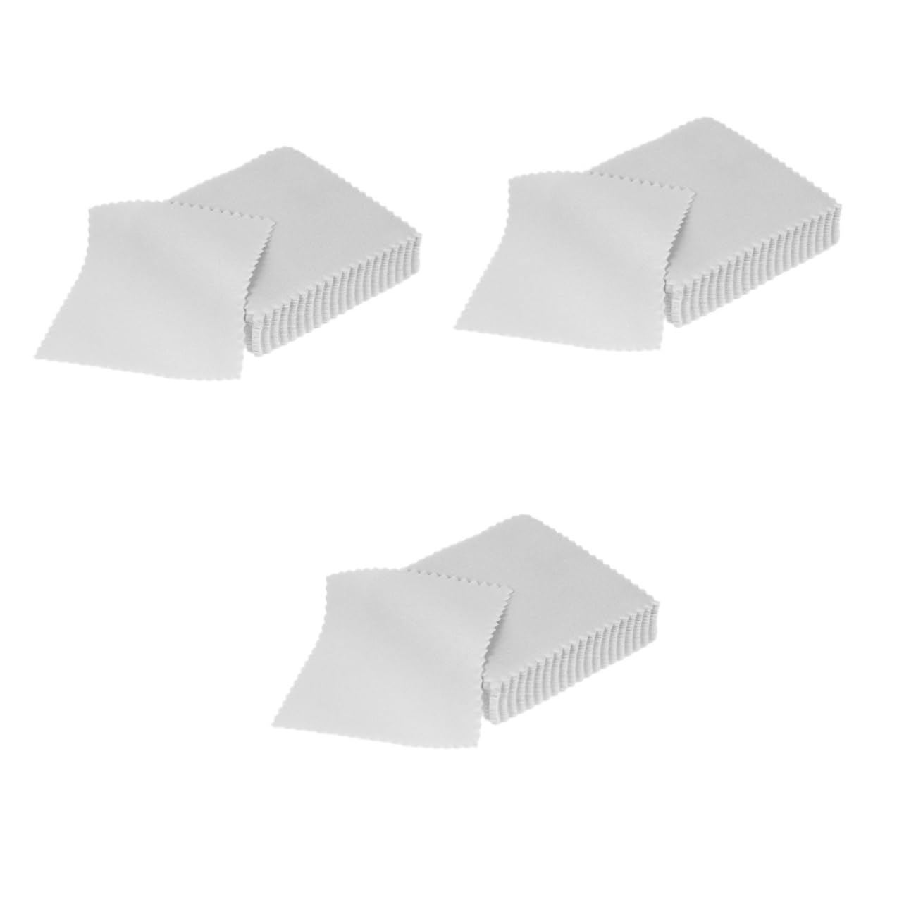 FRCOLOR Reinigungstuch Polieren Mikrofaser Polieren Schmuck Tuch Reiniger Schmuck Reinigungstücher Glanz Tücher Schmuck Reiniger Silber Wischtuch Schmuck Sauber Werkzeuge Wildleder Grau