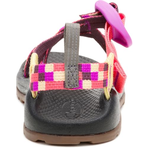 coco☆ Chaco ZX1 Ecotread Kids Sandal, Pixel Blossom, 5 US Unisex