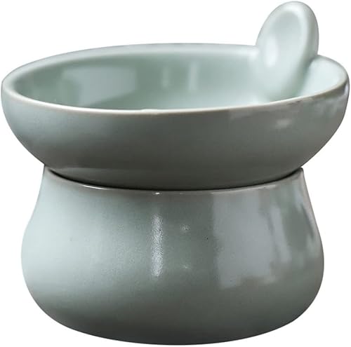 Hemoton Infusor de té de cerámica con filtro de residuos de té de estilo retro para Kung Fu Teaware y suministro de fabricación fácil de limpiar