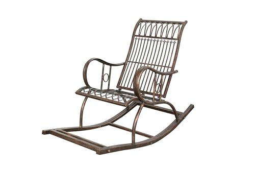 SILLÓN MECEDORA CON HIERRO HA E 127 X 64