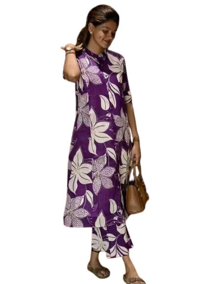 Image of Cotton Khata Co Ord Set Kurta and Palazzo Soft Comfortable Ethnic Outfit for Women vishnwi- yellow