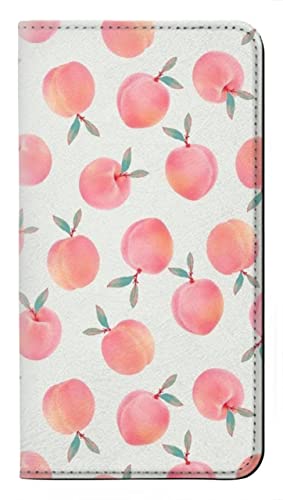 Housse cuir iPhone 15 Pro Peach aux finitions soignées haut de gamme