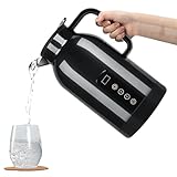 Elektrischer Wasserkocher für Autos, LED-Anzeige, 1150 ml, elektrischer Wasserkocher für Auto, für Tee, Kaffee, Milch, Reisen, Pendeln, Camping, Familienausflüge