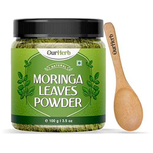 Image of Organic Moringa Powder 100g | 100% Pure Moringa Leaf Powder | Ayurvedic Superfood Helps in Immunity, Energy, Weight Loss, Skin & Hair | Non-GMO, No Preservatives