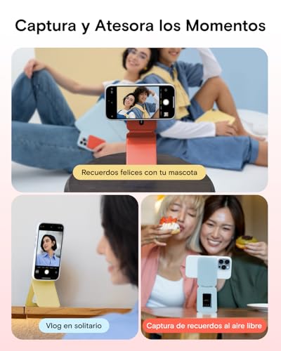 Soporte para teléfono y trípode móvil MOFT para iPhone 17/16/15 con 3 modos de ángulo ajustable 4