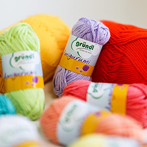 Gründl Amigurumi Crochet Set II, Cotton, Multi-Colour, 19.5 x 18 x 2.6 cm