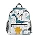 Mochila para niños Dino Scandinavian Style Kindergarten Preescolar Bolsa para niñas de niños pequeños