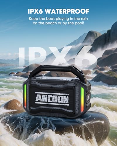 ANCOON Speakers Bluetooth Wireless ANCOON-S01-Y の商品画像 2
