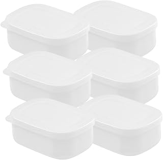 6pcs Daily Use Freezer Boxes Wear Resistant Fridge Organizers for Food Storage Convenient Containers for Easy Access and Clutter Organization Capacity