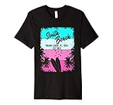 Retro South Beach Miami Florida FL Souvenirs Gifts Men Women Premium T-Shirt