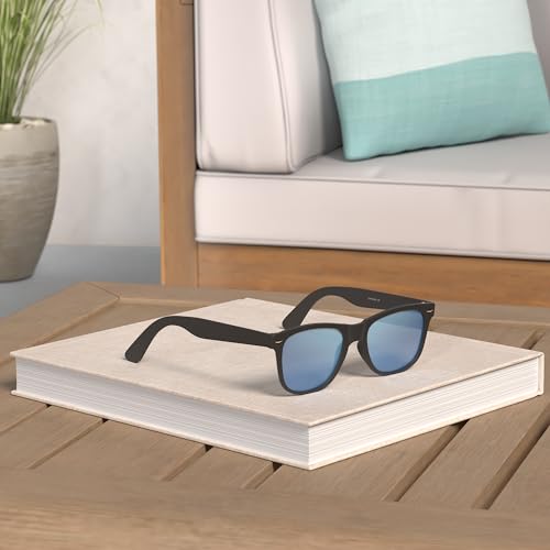 Image of DEMIKOS Sunglasses Men Polarized Sunglasses for Mens Womens Retro Mirror Lens for Driving Fishing UV Protection