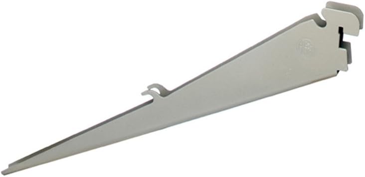 Organized Living freedomRail Angled Bracket for Ventilated Shelves, 12-inch - Nickel