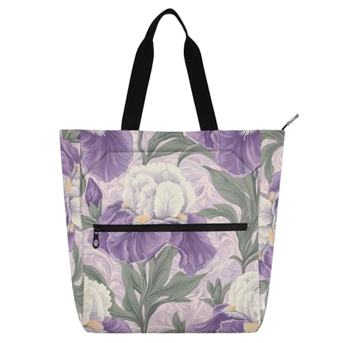 Bolsa de mano para niños con diseño minimalista de flores para llenar de color sus lecturas