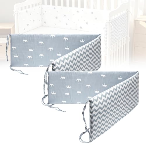 Generic 51.8x11.8 Crib Edge Mattress Pads 2-Pack