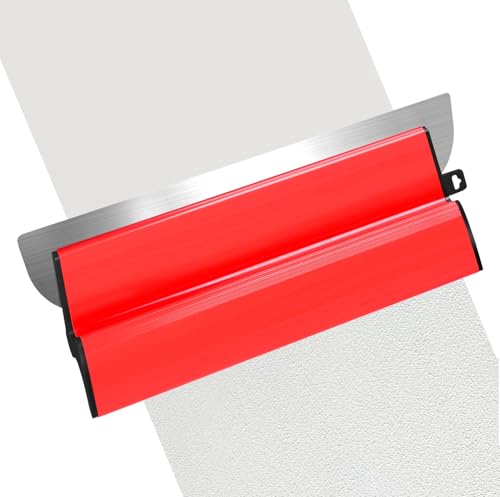 LAOYE Lisseuse Enduit 60cm Spatule Enduit Lissage Couteau à Enduire 600mm Lissage Lame a Lisser Enduit Outil Lissage Parfait Inox pour Plâtrage de Plafond et...