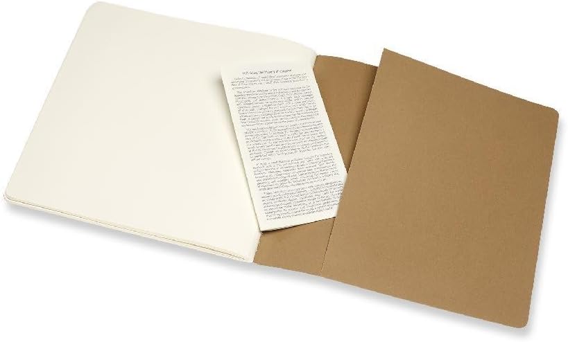 Moleskine Skizzenalbum Square, 120g-Papier, Packpapierbraun