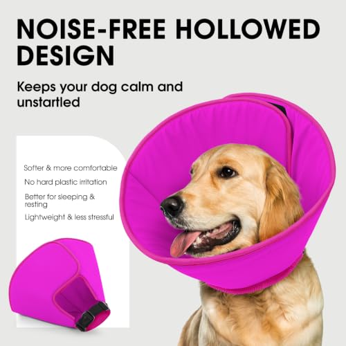 Image of Dog Cones for Medium Dogs, Soft Cone for Dogs to Stop Licking