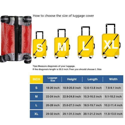 Housse de bagages élastique Canada XL drapé de qualité supérieure