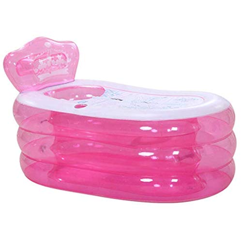 TJLSS Uppblåsbart badkar, vuxen PVC vikbar bärbart spa varmt badkar blowup kit uppblåsbart badkar