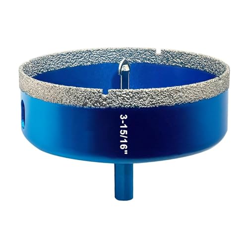Image of TurstAid Diamond Hole Saw 3-15 /16 Inch with Pilot Guide Drill Bit - Performance Diamond Tile Hole Saw for Porcelain, Glass, Marble, Ceramic