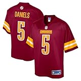 Men's Jayden Daniels Burgundy Washington Commanders Pro Line Jersey