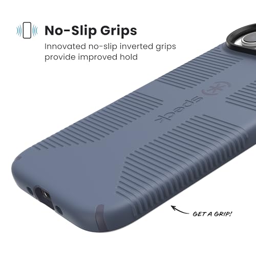 Image of Speck CANDYSHELL Grip +MS Case for iPhone 17 Air - Mystery Blue /Faded Denim | Slim Protective Grip | Drop Protection | MagSafe Compatible
