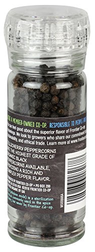 Frontier Natural Products Peppercorns, Og, Black, Tlch, 1.76-Ounce (Pack Of 3) #TOP1