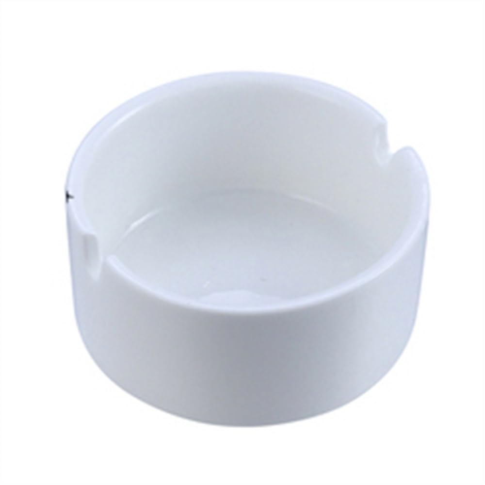 Smoking Accessories White Ceramic Ashtray,Commercial Hotel Bar Bedroom Ashtrays