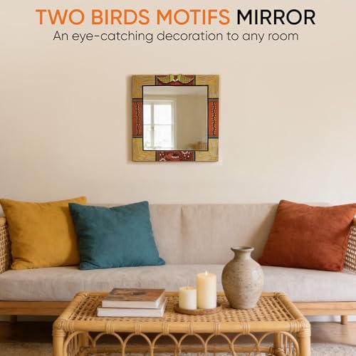 Image of AAKRITI ART CREATIONS Handcrafted Decorative Wall Mirror
