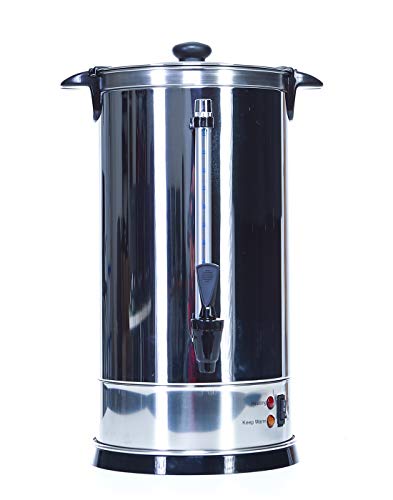 Shabbat Coffee Urn 150 Cups - Manual Stainless Steel Hot Water Boiler & Warmer - Customize Temperature Control Commercial & Home Urns Great for Catering Buffets Parties Weddings Holiday Jewish Dinners
