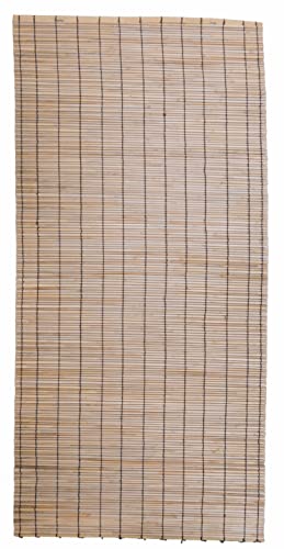 水勘製簾所 すだれ 蒲芯 特大 幅約88×長さ約180㎝ 日よけ 目隠し スクリーン ナチュラル