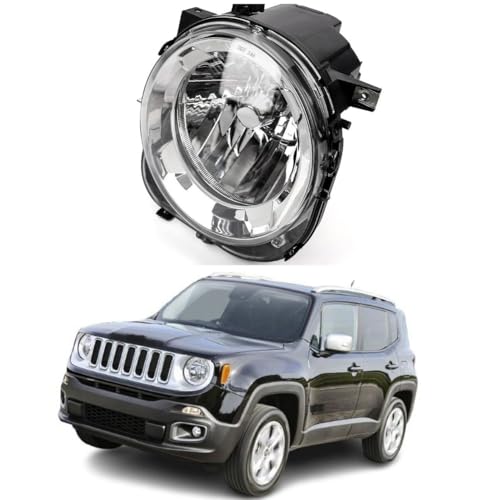 Sagnod Auto Headlight compatible with 2015-2018 Jeep Renegade Left Driver Side