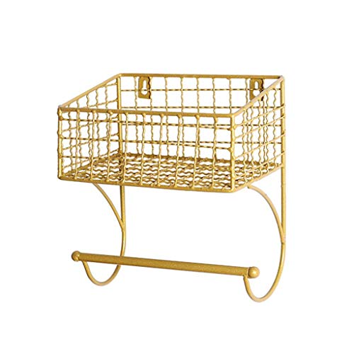 Rack de serviette étagère murale LWX avec organisateur de douche polyvalent