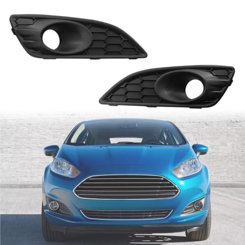 Rejilla inferior de faro antiniebla Ford Fiesta 2013-2016, marco parachoques delantero 4