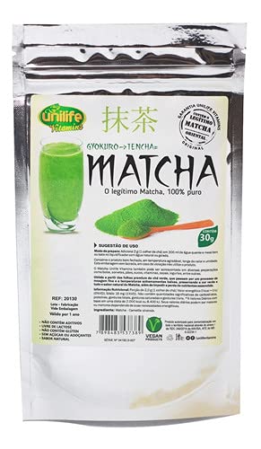 Matcha Puro Orgânico Solúvel 30g Unilife